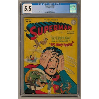 Superman #55 CGC 5.5 (C-OW) *0344646014*