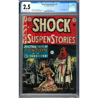 Shock SuspenStories #6 CGC 2.5 (OW) *0345147003*