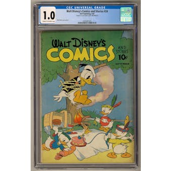 Walt Disney's Comics and Stories #24 CGC 1.0 (C-OW) *0345481025*