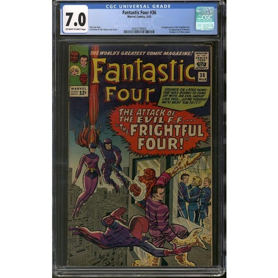 Fantastic Four #36 CGC 7.0 (OW-W) *0345739002*