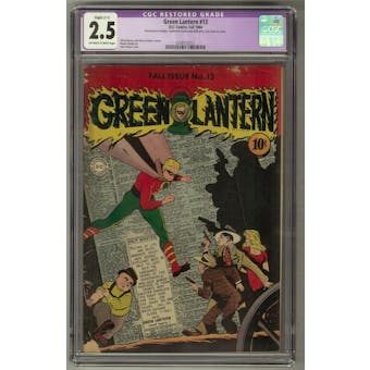 Green Lantern #13 CGC 2.5 (OW-W) *0348152015*