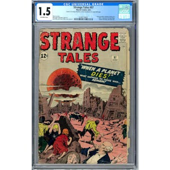 Strange Tales #97 CGC 1.5 (OW) *0348154002*