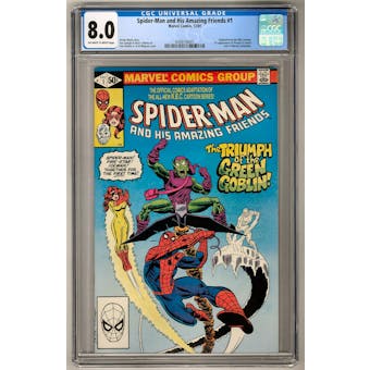 Spider-Man and His Amazing Friends #1 CGC 8.0 (OW-W) *0348156001*