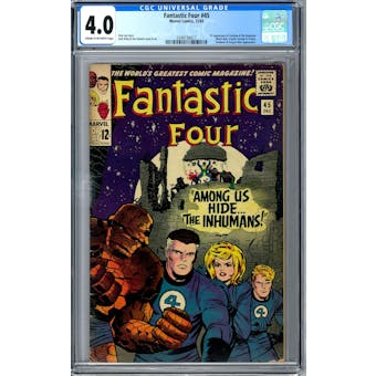 Fantastic Four #45 CGC 4.0 (C-OW) *0348156017*