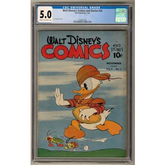 Walt Disney's Comics and Stories #26 CGC 5.0 (C-OW) *0349420005*