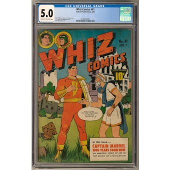 Whiz Comics #41 CGC 5.0 (C-OW) *0349420009*