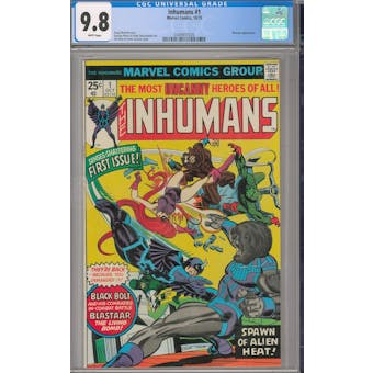 Inhumans #1 CGC 9.8 (W) *0349437026*