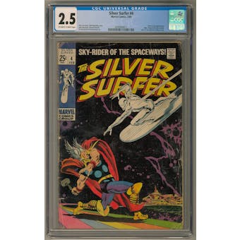 Silver Surfer #4 CGC 2.5 (OW-W) *0349440011*