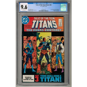 Tales of the Teen Titans #44 CGC 9.6 (W) *0349440020*