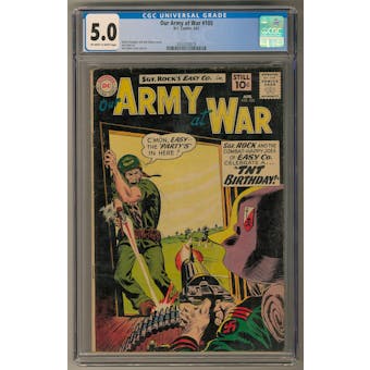 Our Army at War #105 CGC 5.0 (OW-W) *0352518019*