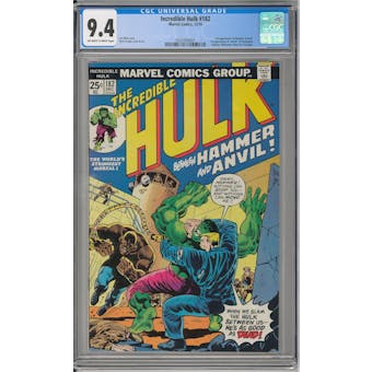 Incredible Hulk #182 CGC 9.4 (OW-W) *0352956001*