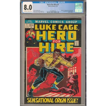 Hero For Hire #1 CGC 8.0 (OW-W) *0352981010*