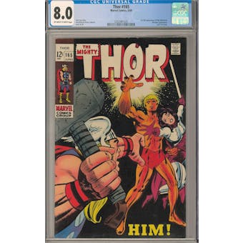 Thor #165 CGC 8.0 (OW-W) *0352981020*