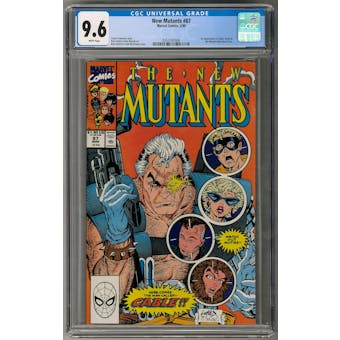 New Mutants #87 CGC 9.6 (W) *0353197006*