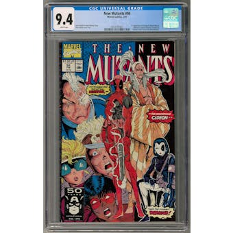 New Mutants #98 CGC 9.4 (W) *0353197007*