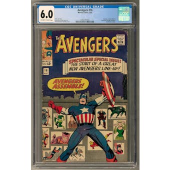 Avengers #16 CGC 6.0 (OW-W) *0353197018*