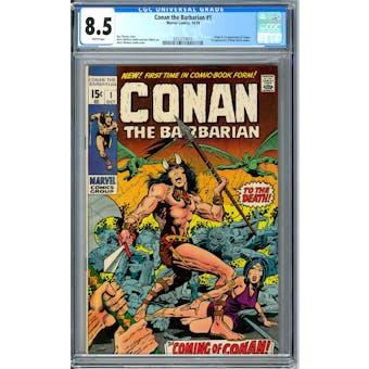 Conan the Barbarian #1 CGC 8.5 (W) *0357214010*