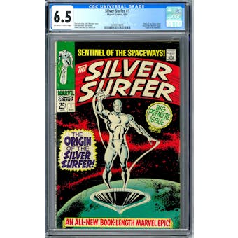 Silver Surfer #1 CGC 6.5 (OW-W) *0357214015*