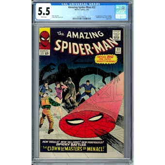 Amazing Spider-Man #22 CGC 5.5 (W) *0357216010*