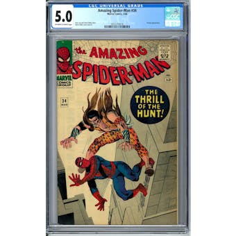 Amazing Spider-Man #34 CGC 5.0 (OW-W) *0357216018*