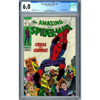 Amazing Spider-Man #68 CGC 6.0 (W) *0357221004*