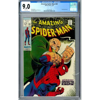 Amazing Spider-Man #69 CGC 9.0 (W) *0357221005*