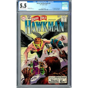 Brave and the Bold #35 CGC 5.5 (C-OW) *0357224002*