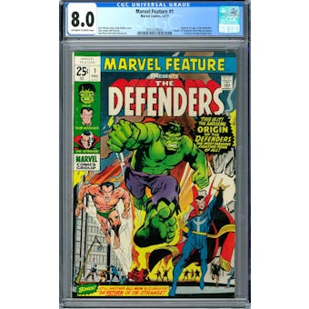 Marvel Feature #1 CGC 8.0 (OW-W) *0357224025*