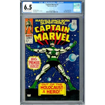 Captain Marvel #1 CGC 6.5 (OW-W) *0357233004*