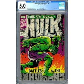 Incredible Hulk Annual #1 CGC 5.0 (OW-W) *0357233014*