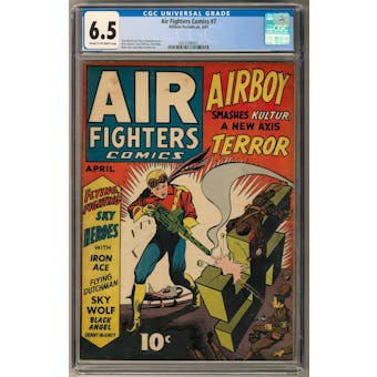 Air Fighters Comics #7 CGC 6.5 (C-OW) *0357296001*