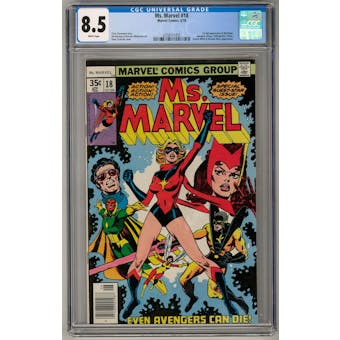 Ms. Marvel #18 CGC 8.5 (W) *0358571005*