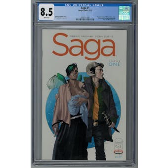 Saga #1 CGC 8.5 (W) *0358571006*