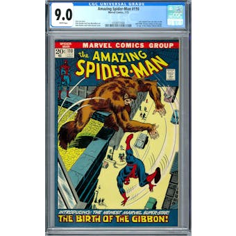 Amazing Spider-Man #110 CGC 9.0 (W) *0358577008*