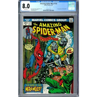 Amazing Spider-Man #124 CGC 8.0 (W) *0358577013*
