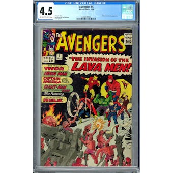 Avengers #5 CGC 4.5 (OW-W) *0359336002*