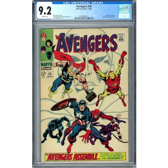 Avengers #58 CGC 9.2 (W) *0359336011*