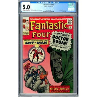 Fantastic Four #16 CGC 5.0 (OW-W) *0359342008*