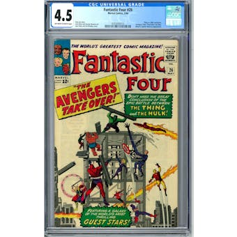 Fantastic Four #26 CGC 4.5 (OW-W) *0359342013*