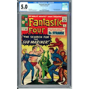 Fantastic Four #27 CGC 5.0 (OW-W) *0359342014*