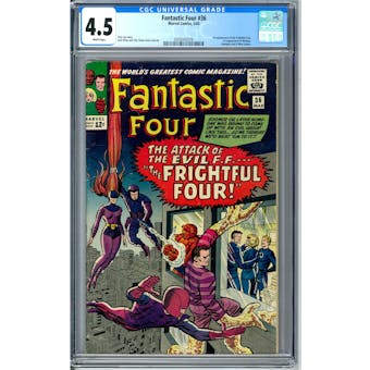 Fantastic Four #36 CGC 4.5 (W) *0359342016*