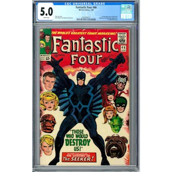 Fantastic Four #46 CGC 5.0 (W) *0359342017*