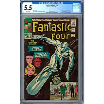 Fantastic Four #50 CGC 5.5 (W) *0359342019*