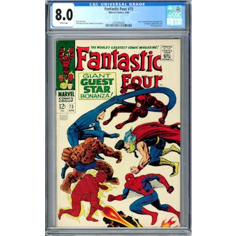Fantastic Four #73 CGC 8.0 (W) *0359346002*