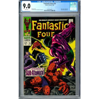Fantastic Four #76 CGC 9.0 (W) *0359346003*