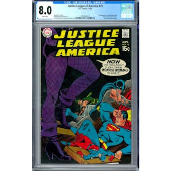 Justice League of America #75 CGC 8.0 (W) *0359346015*