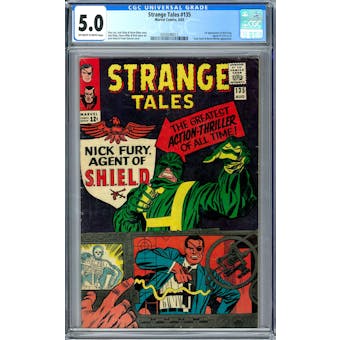 Strange Tales #135 CGC 5.0 (OW-W) *0359346017*