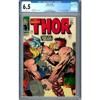 Thor #126 CGC 6.5 (W) *0359349007*