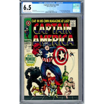 Captain America #100 CGC 6.5 (OW-W) *0359354003*