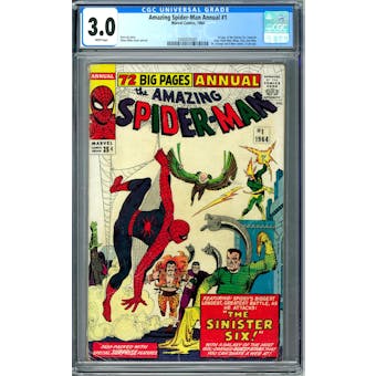 Amazing Spider-Man Annual #1 CGC 3.0 (W) *0360035001*